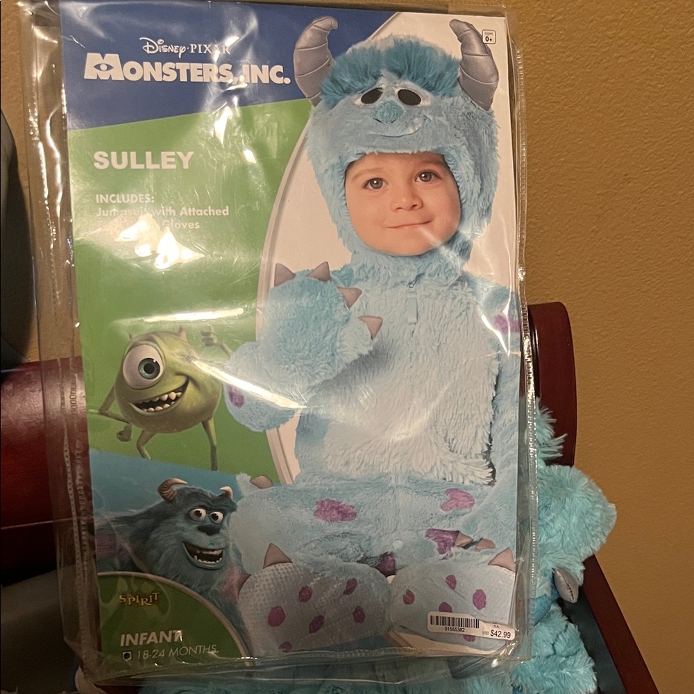Spirit Monsters Inc. Sulley Costume - Blue and Purple